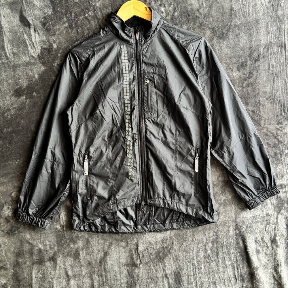 Vintage 2000s Nike Wind Breaker Size: Small Color Black